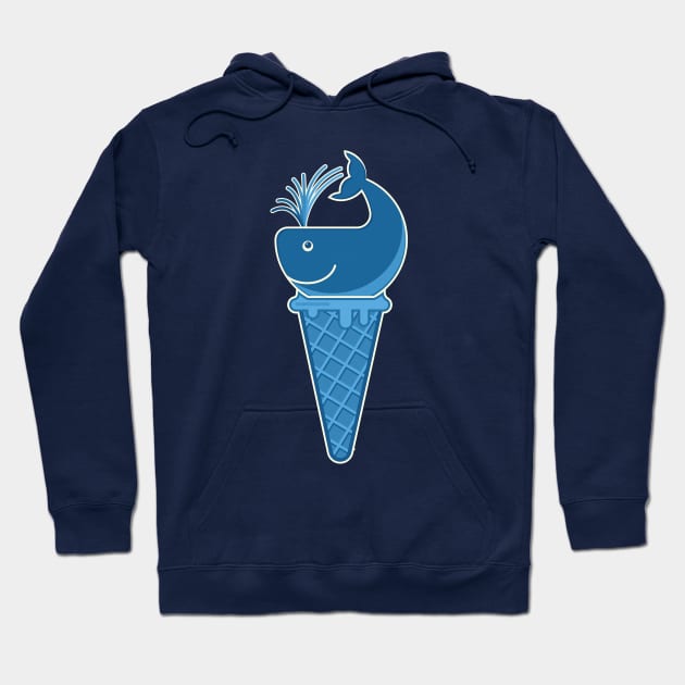The whale of an ice cream Hoodie by FunawayHit